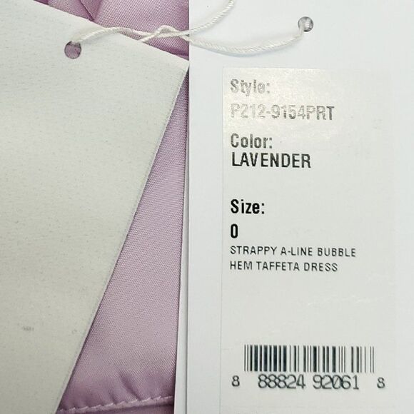 3.1 Phillip Lim Lavender Multi Strap A-Line Taffeta Dress - Picture 11 of 11